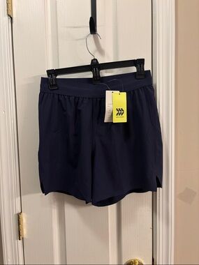 all in motion Navy Athletic Shorts with Elastic Waist size small